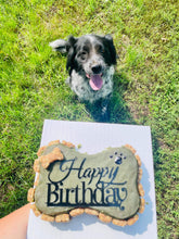 Load image into Gallery viewer, Small Dog Bone Shaped Birthday Cake
