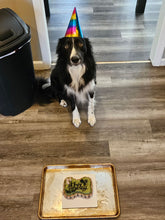 Load image into Gallery viewer, Small Dog Bone Shaped Birthday Cake
