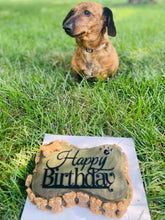 Load image into Gallery viewer, Small Dog Bone Shaped Birthday Cake
