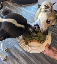 Load image into Gallery viewer, Small Dog Bone Shaped Birthday Cake
